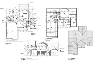 draft floor plans  in autocad and revit