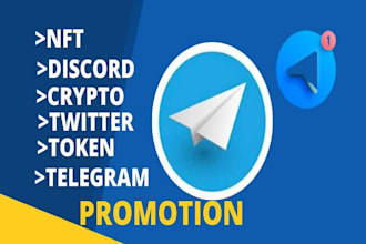 promote your website, link, bitcoin, opensea, token with real audience