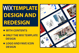 sell or design only the wix template
