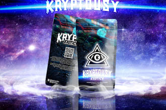 design premium cannabis mylar bags with holographic, prismatic effects
