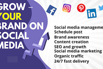 be the social media manager and marketing by social media management
