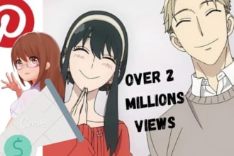 promote you on my anime pinterest accout