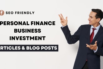 write content on personal financing, investment and business
