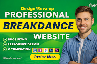 design professional wordpress on breakdance builder with elements hive