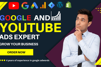 setup google ads campaign, youtube video ads, display ads
