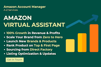 be your expert amazon fba consultant, and virtual assistan