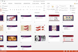create professional modern medical powerpoint presentation, pitch deck design