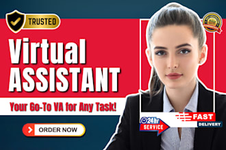 be your admin executive personal virtual assistant