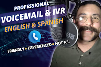 record male voice greeting ivr phone system message greeting