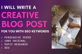 a creative blog post for you with SEO keywords