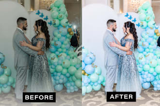 do bulk photo editing and color correction in lightroom
