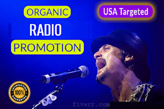 do massive radio promotion to real and active audience