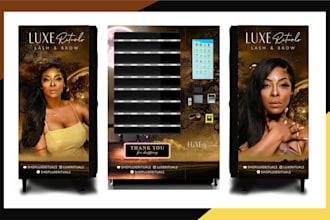 design any vending machine wrap