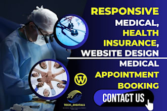 build medical doctor, hospital website, medical leads ai voice chat agent