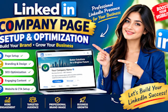 setup optimize your linkedin company business page