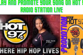 play and promote your song on hot 97 radio station live