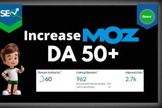 increase moz da domain authority 50 plus in just 10 days