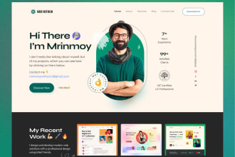build personal portfolio or business website