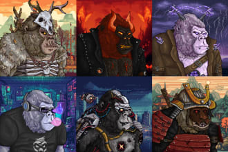 create a custom pixel art nft collection for you
