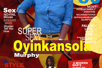 make you a perfect design  of your choice photo on magazine