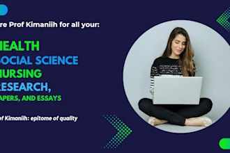 research, write health, social science, and nursing papers