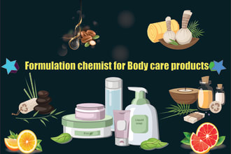 develop cosmetic formulation for body care