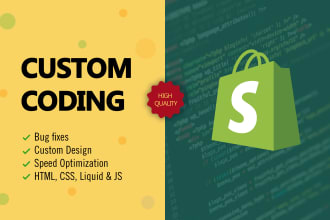 do shopify code custom coding