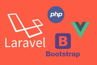 create your  website static to dynamic with oop PHP, laravel, and  database