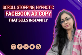 copywrite hypnotic facebook ads copy to skyrocket sales
