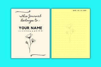 craft journal notebook for amazon KDP