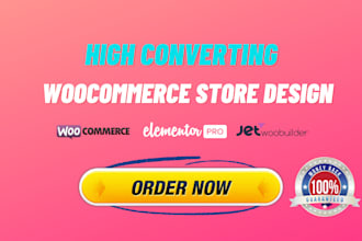 create custom woocommerce website design with woocommerce