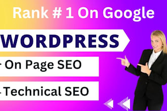 expert wordpress on page SEO and technical optimization