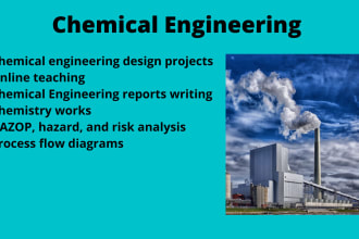 solve problems related to chemical engineering processes and design