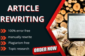 edit, proofread and rewrite article, blog post, website content
