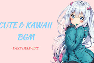 make anime background music intro outro, video games, vtuber