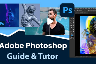 teach canva and photoshop