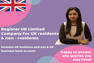 register UK company registration for non resident and UK resident