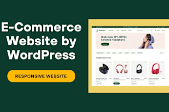 create wordpress woocommerce website by woodmart or ocean wp
