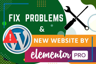 fix wordpress issues, critical error, elementor bug, divi issue as an expert