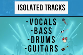 isolate tracks from a song