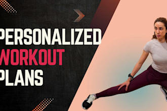 create an workout plan that will help you reach your goals