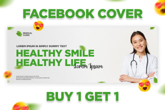 create facebook cover photo banner or social media header