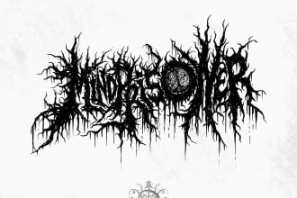 do a raw grindcore goregrind logo for you