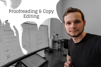 proofread and copy edit your short story or novella