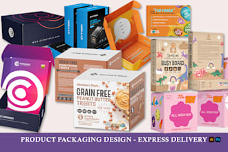 unique product packaging design, mailer box, subscription box, gift box design