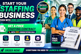 help you start a staffing agency in healthcare, IT and labor