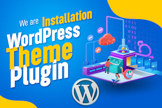 install wordpress, setup theme, demo import, plugin setup
