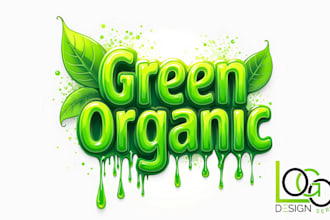 do natural, green, modern, organic, and professional logo design