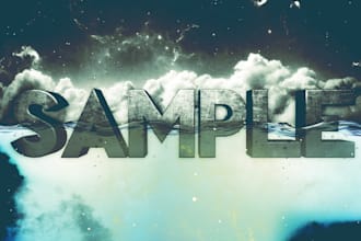 make you a cool underwater text background