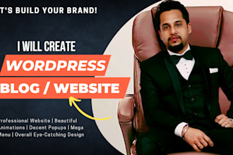 create wordpress blog or wordpress business website